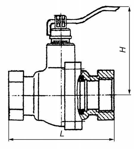 11ч38п1 Кран шаровой запорный проходной сальниковый