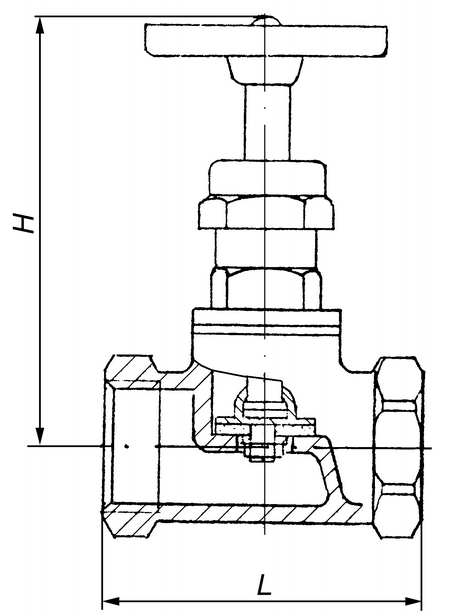 15Б3р Клапан запорный проходной