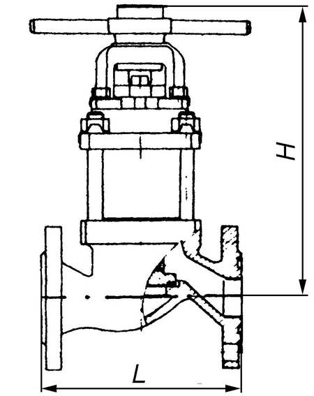 15нж66п Клапан сильфонный с дублирующим сальником