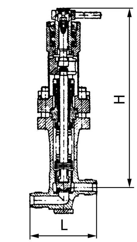 16нж72ст Клапан невозвратно-запорный сильфонный