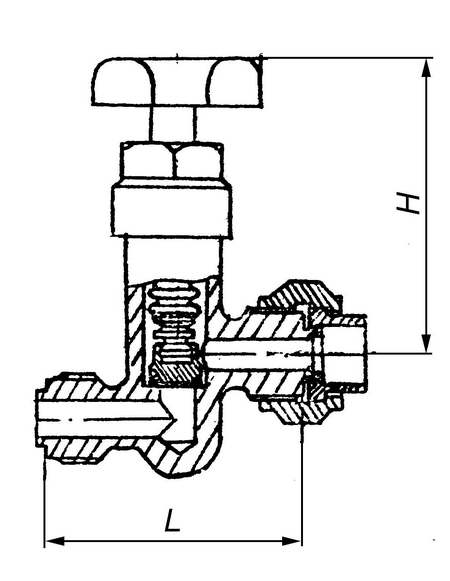 22нж86п Клапан запорный проходной сильфонный