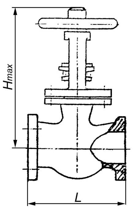 30ч906бр Задвижка параллельная двухдисковая с выдвижным шпинделем