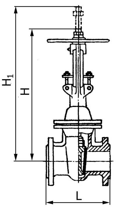 30с41нж Задвижка клиновая с выдвижным шпинделем