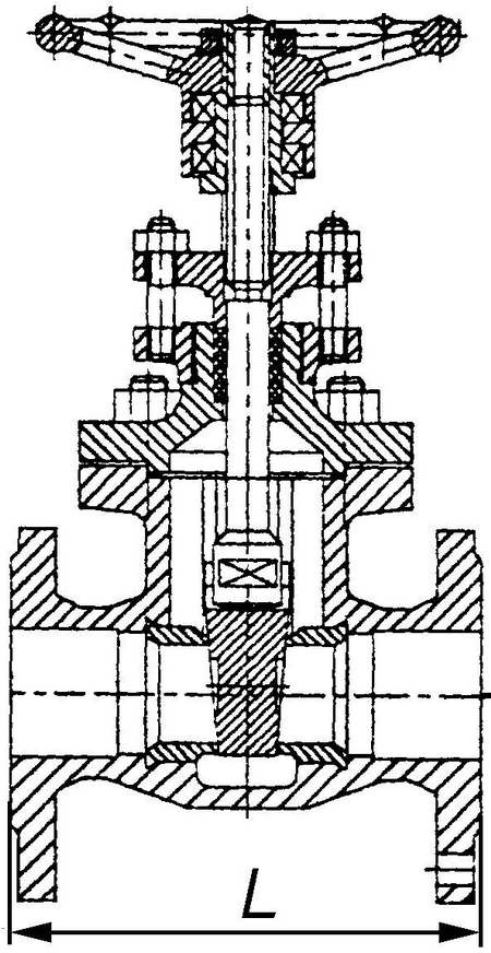 31с45нж Задвижка клиновая с выдвижным шпинделем